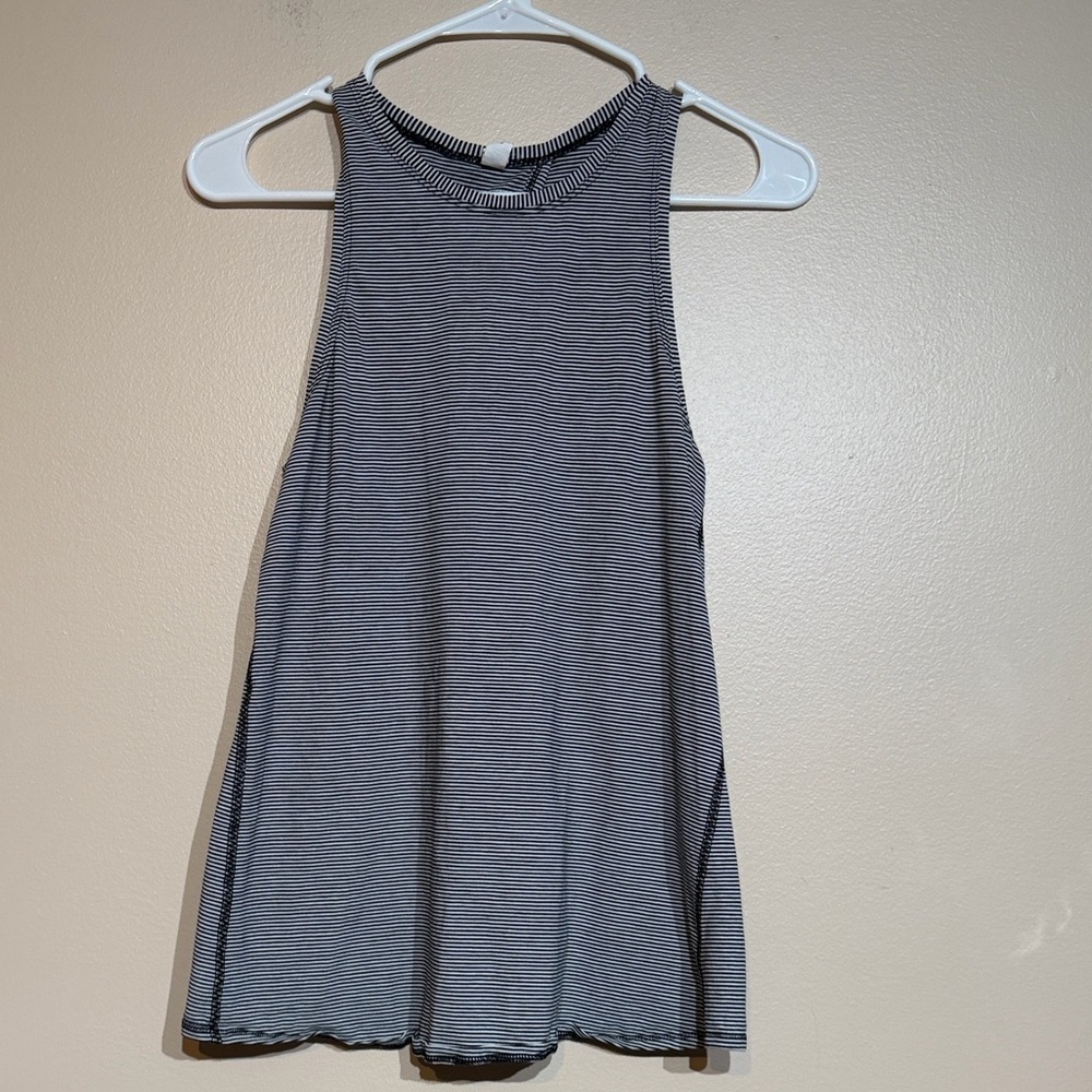 lululemon athletica blue open back Tank Top